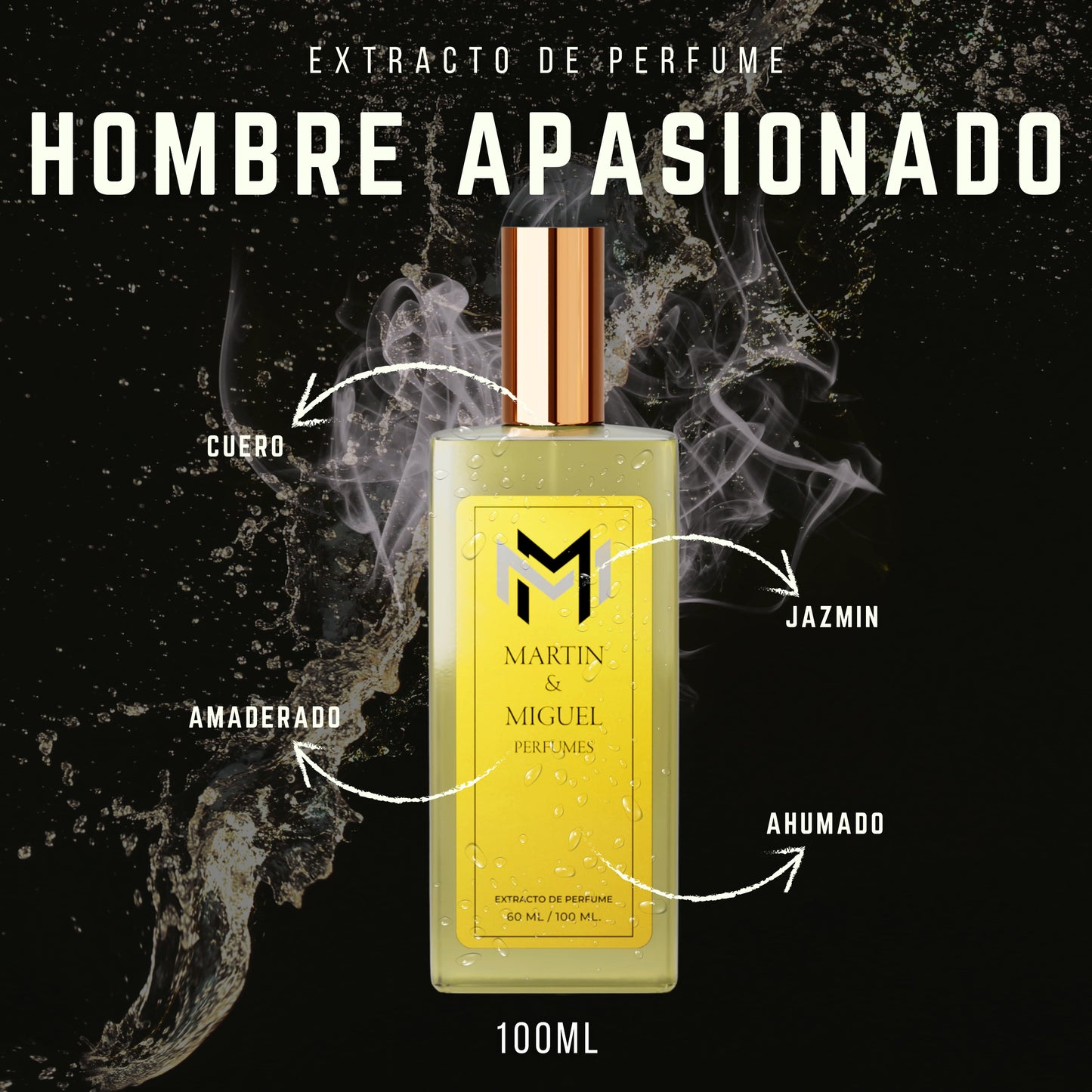 Hombre apasionado 100ml (Insp. Ombré Leather Tom Ford)