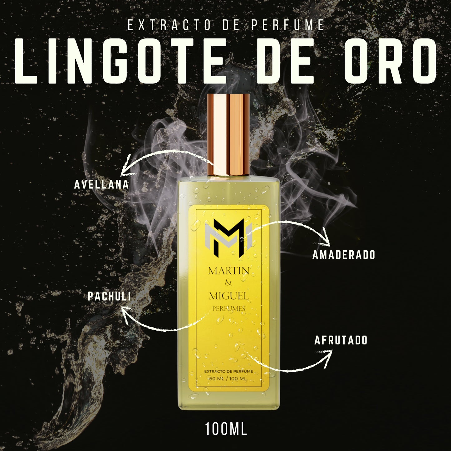 Lingote de oro 100ml (Insp. One million lucky)