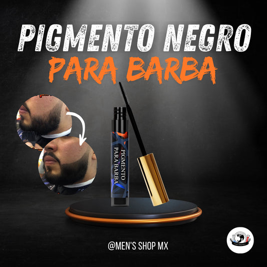 Pigmento negro para barba