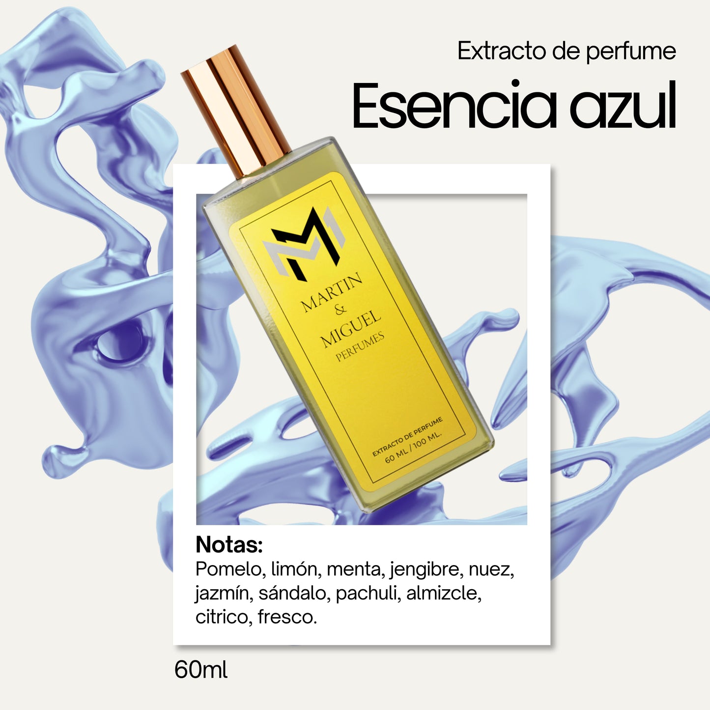 Esencia azul 60ml (Insp. Bleu de chanel)
