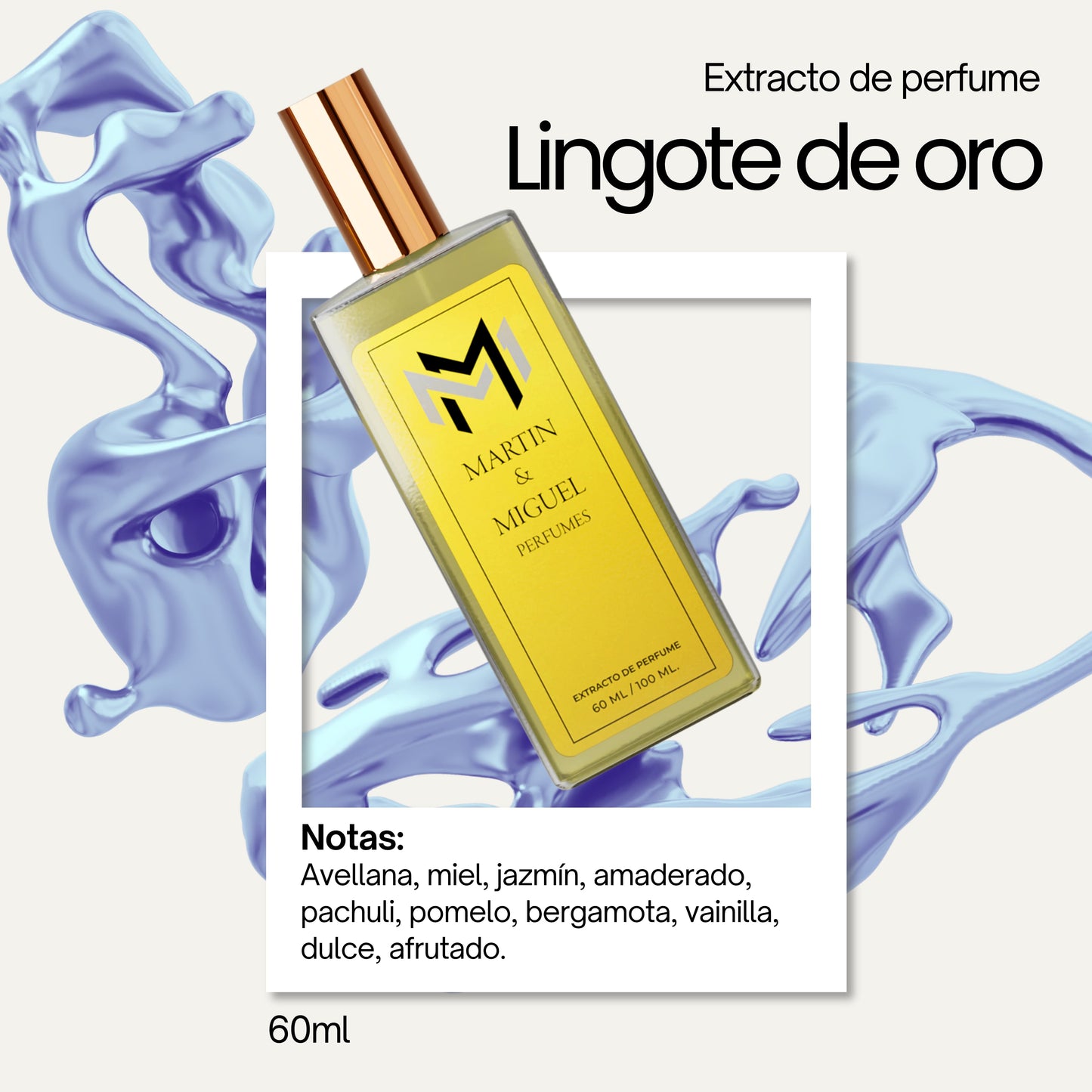 Lingote de oro 60ml (Insp. One Million Lucky)